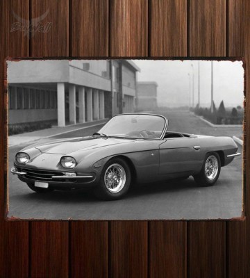 Металлическая табличка Lamborghini 350 GTS Spider